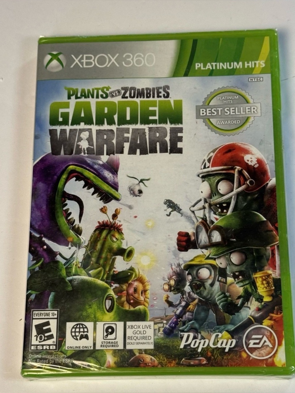 Plants vs. Zombies Garden Warfare Xbox 360 New Sealed Box Microsoft Video Game